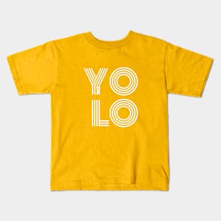 Yinz Only Live Once Kids T-Shirt